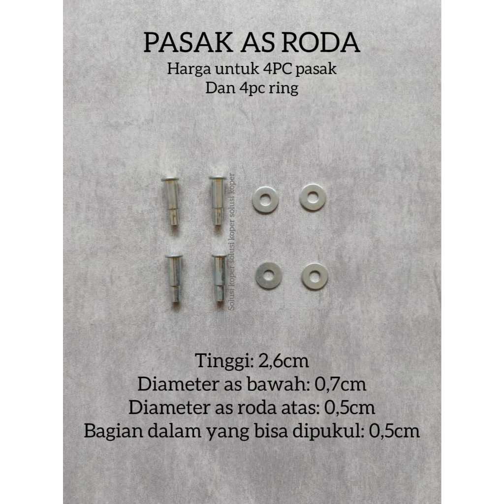 Jual PASAK AS RODA ,PANGKON AS RODA, BAUT RODA KOPER | Shopee Indonesia