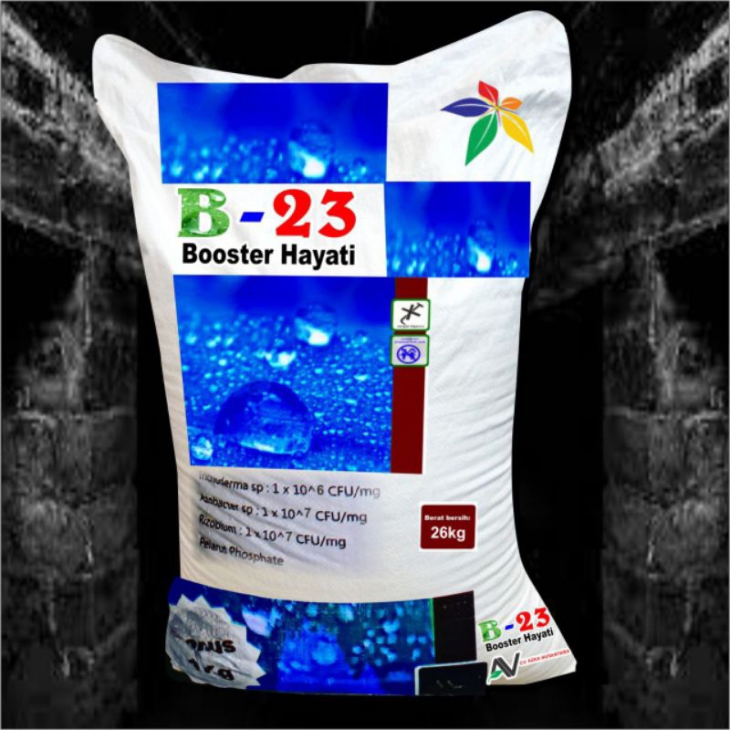 pupuk NPK 23 booster hayati pupuk segala jenis tanaman kemasan Repack 1kg
