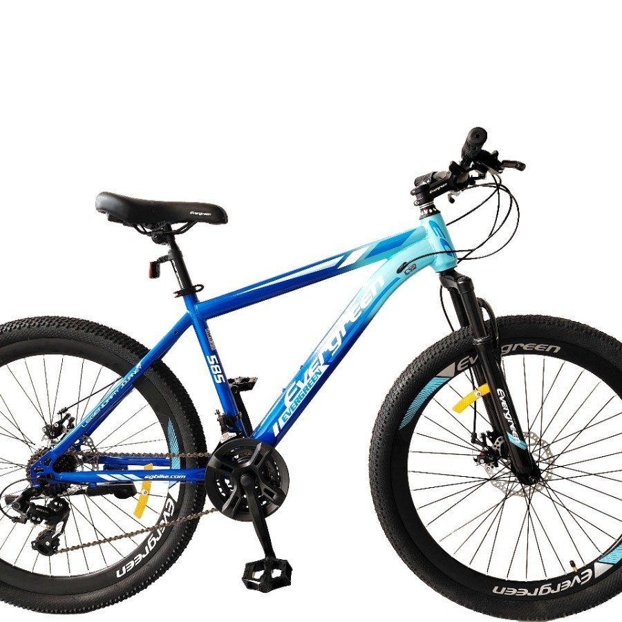 Jual Sepeda gunung 27.5 inch mtb evergreen dewasa velg tinggi tebal rem ...