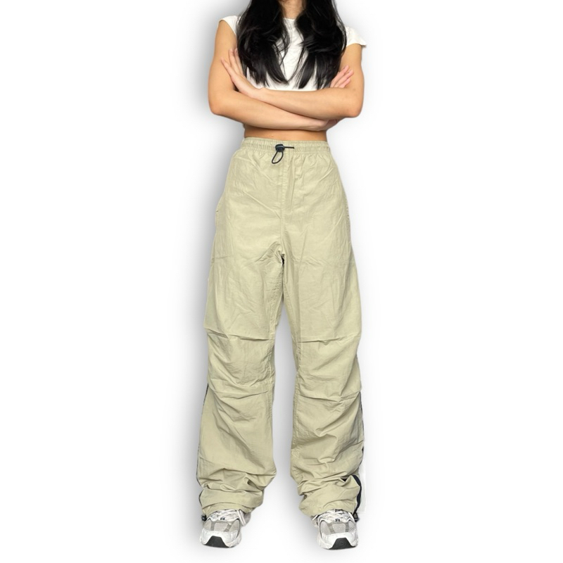 Jual VINTAGE Y2K ABERCROMBIE & FITCH BAGGY NYLON BALLOON PANTS (CELANA ...