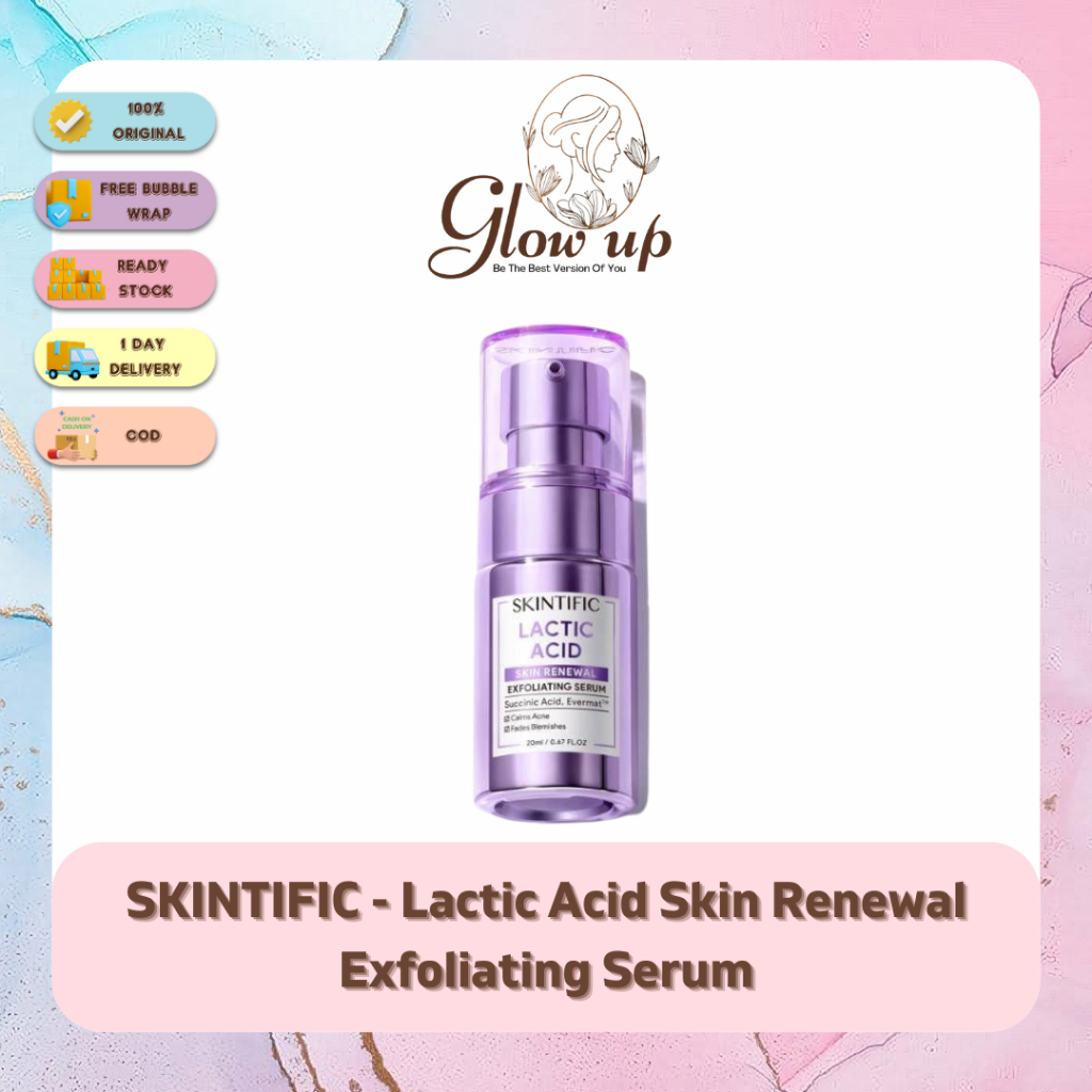Jual SKINTIFIC Lactic Acid Skin Renewal Exfoliating Serum 20ml