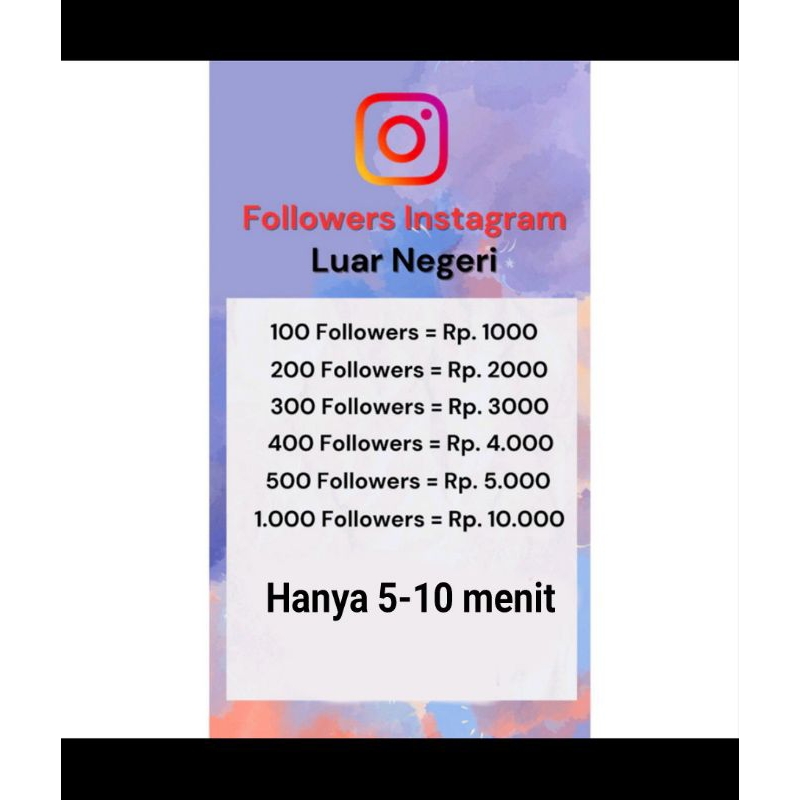 Jual Jasa penambah followers ig Shopee Indonesia