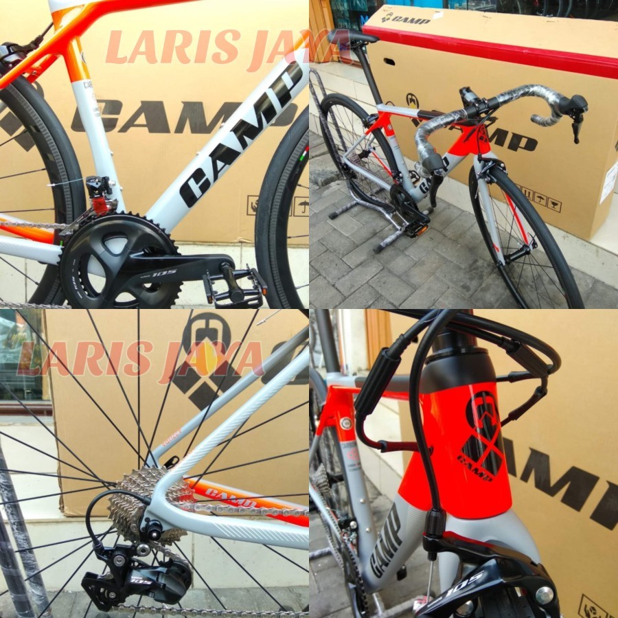 Jual SEPEDA BALAP CAMP AZZURA FULL CARBON 700C ROADBIKE CAMP AZZURA ...