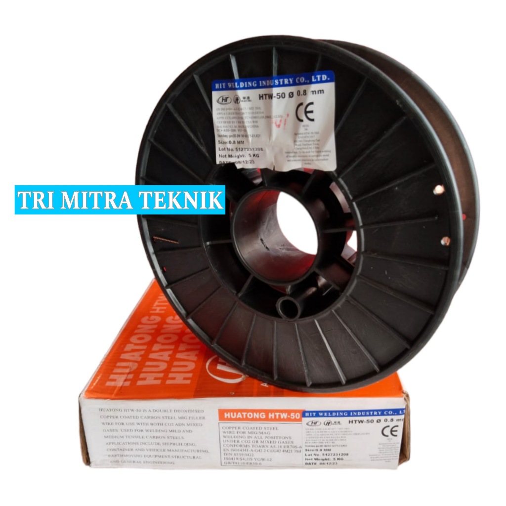 Jual KAWAT LAS MIG CO HUATONG 0,8mm KEMASAN 5kg KAWAT LAS CO MIG WIRE ...