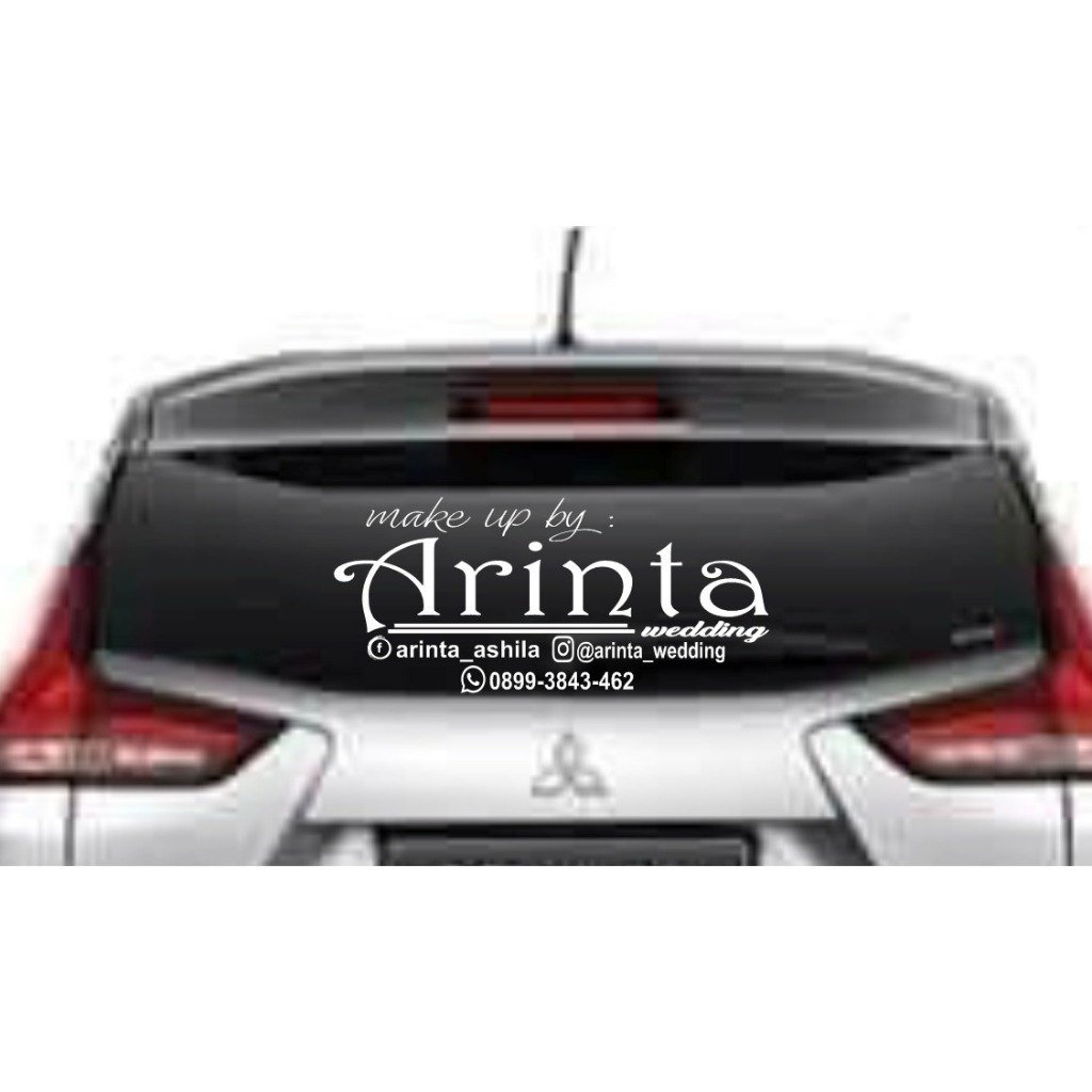 Jual stiker tulisan kaca pick up espass / mobil innova, kaca blakang ...