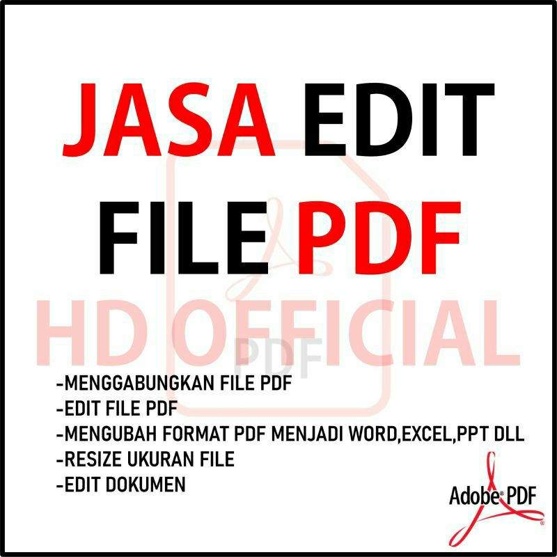 Jual edit file pdf gabung file pdf kompres file pdf dokumen