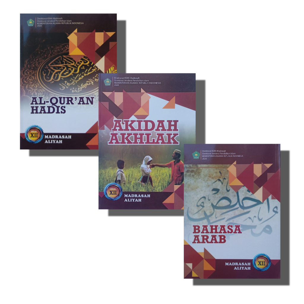 Jual Buku MA Kelas 12 Akidah Akhlak Bahasa Arab Al Quran Hadis Kemenag ...