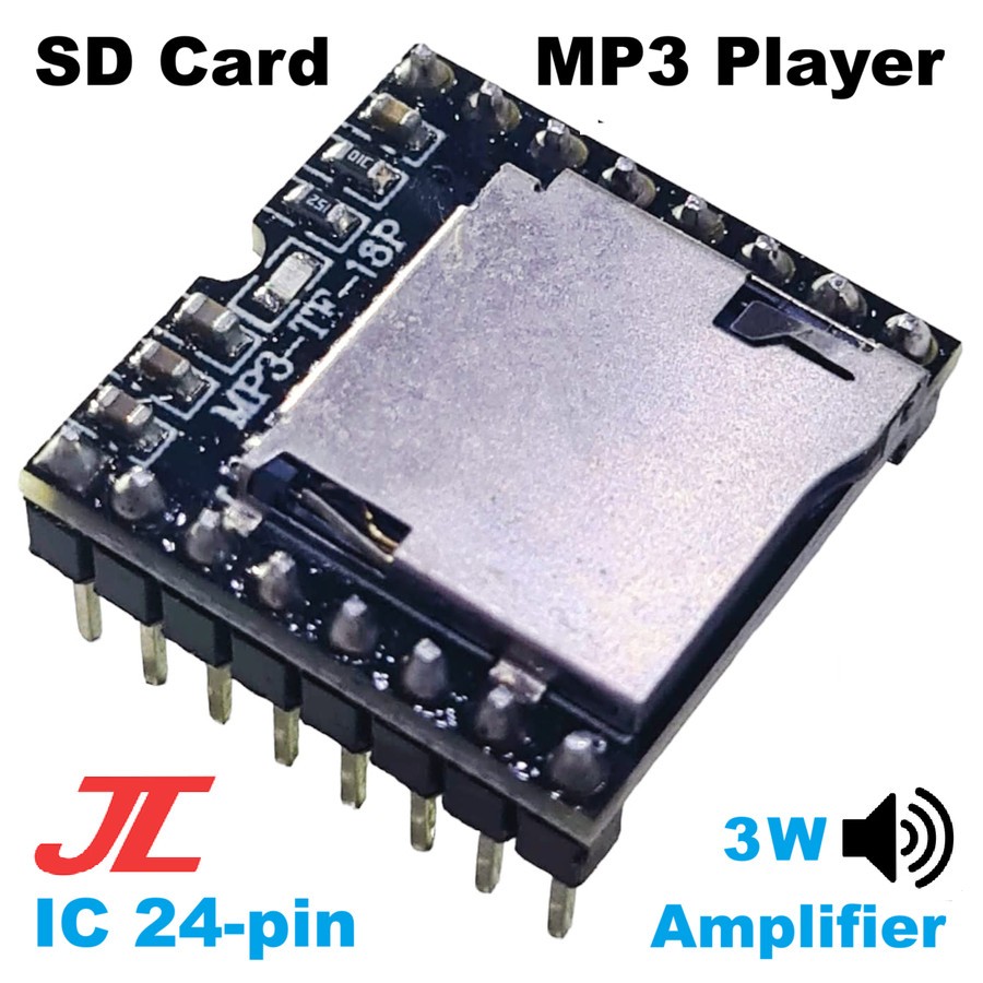 Jual Modul MP3 player DFPLAYER DF Mini SD/TF Card +Amplifier ARDUINO ...