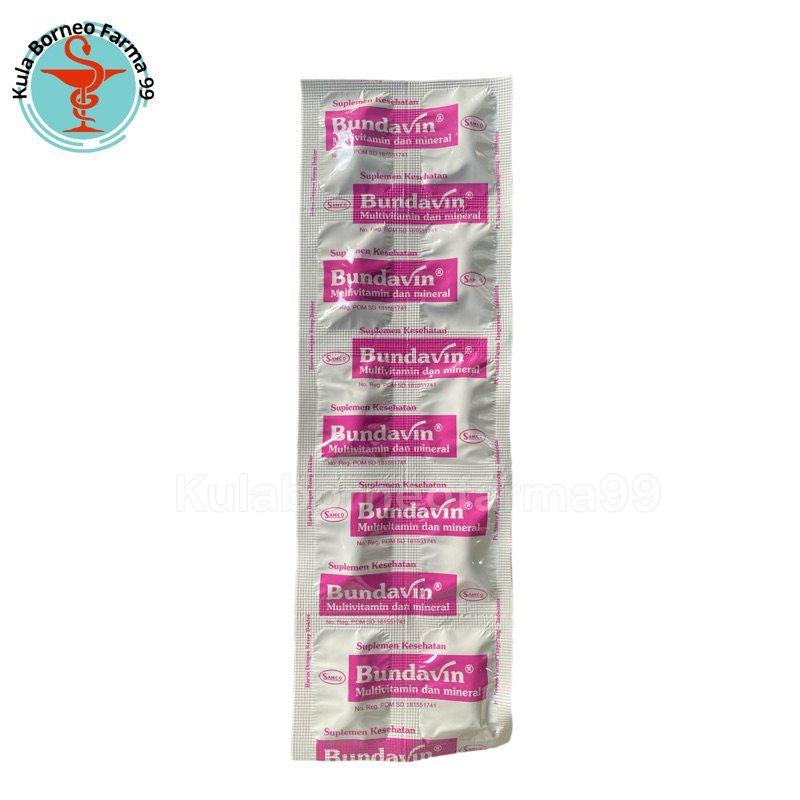 Jual Bundavin 10 Tablet - Multivitamin & Mineral | Shopee Indonesia