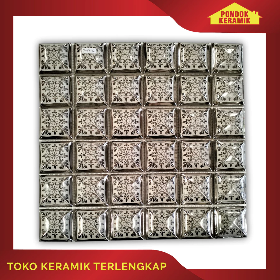 Mosaic Mozaic Mosaik Tile / Keramik Mosaic Tile / Mosaik Persegi Y-17-02