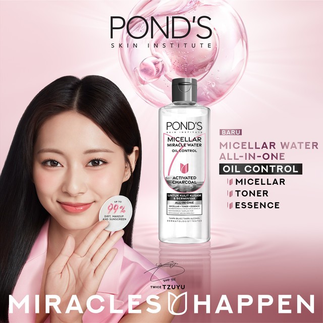 Jual POND'S Micellar Water untuk Kulit Berjerawat dan Berminyak