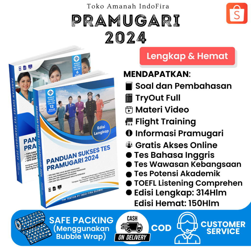 Jual TERBARU! Buku TERBARU PANDUAN SUKSES TES PRAMUGARI 2024 (Edisi ...