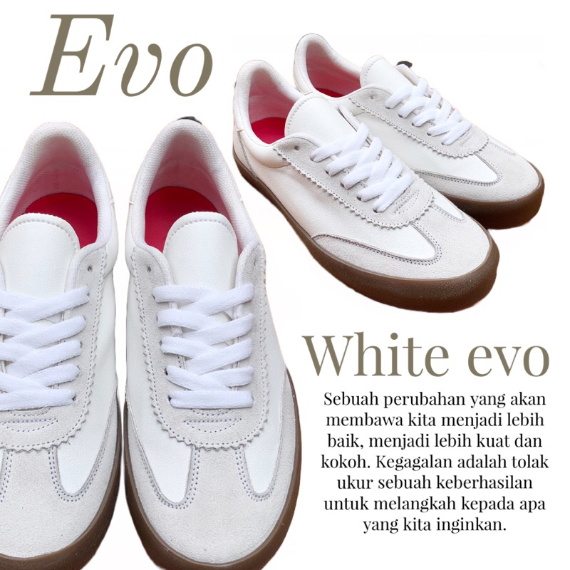 Jual SYRUP SUPPLY | white evo | sepatu putih pria wanita | sneaker ...