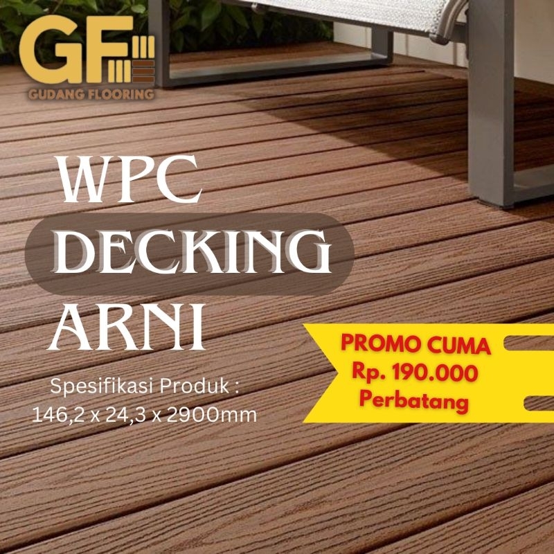 Jual Decking Wpc Outdoor Arni Tipe Qy Lantai Kolam Decking Motif