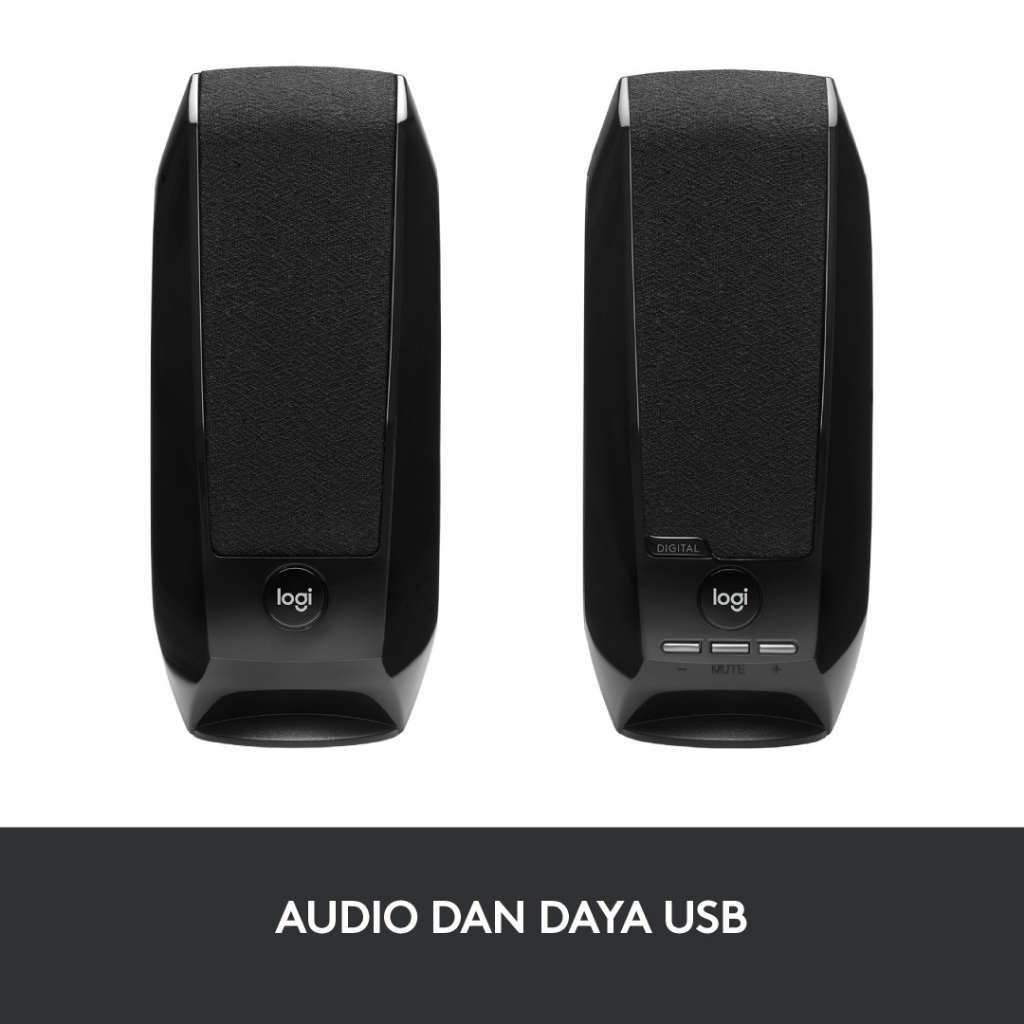 Logitech S150 Speaker Stereo USB - Desain Kecil dan Ringkas untuk Desktop atau Laptop (4)