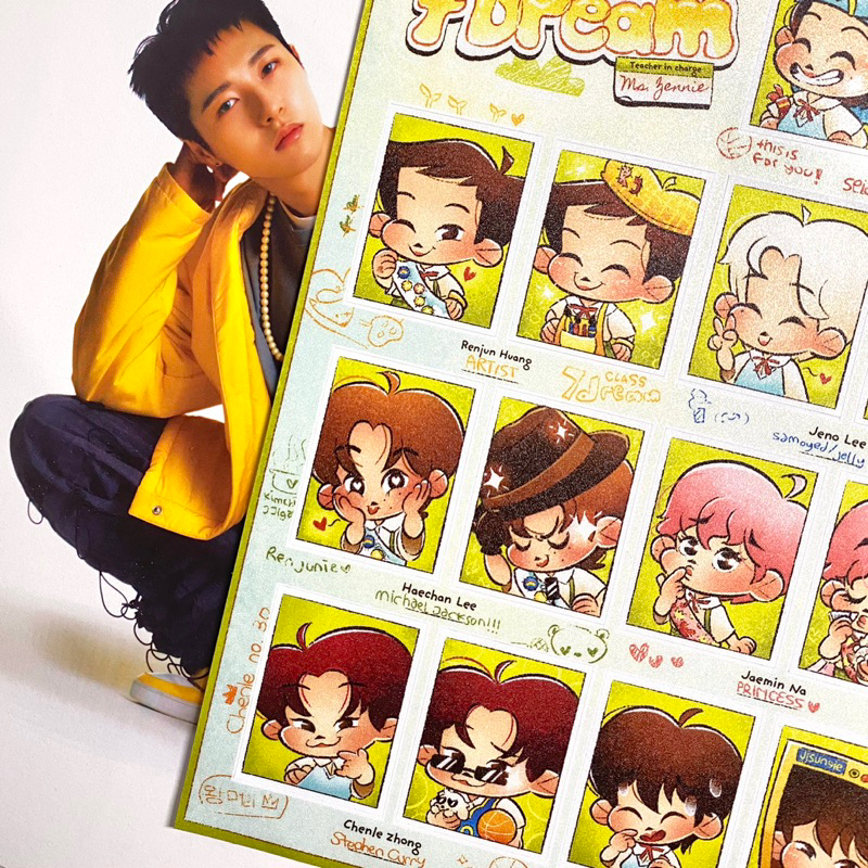 Jual Yearbook ID - NCT Dream A5 Sticker Sheet | Shopee Indonesia