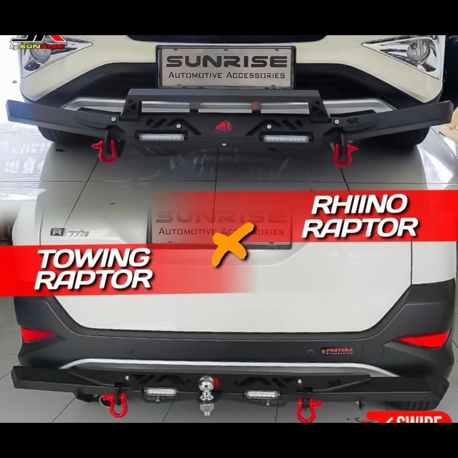 Jual BUMPER RHINO RAPTOR TOYOTA RUSH / DAIHATSU TERIOS 2018-2024 WITH ...