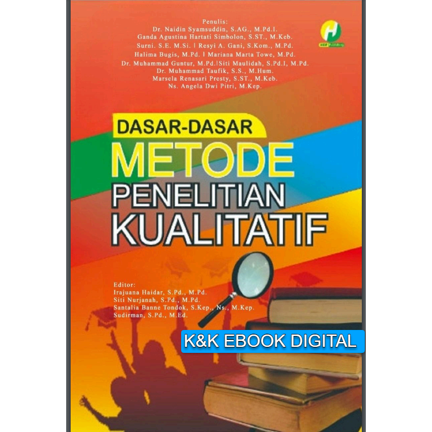 Jual (Pdf) Buku Dasar-Dasar Metode Penelitian Kualitatif (2023 ...