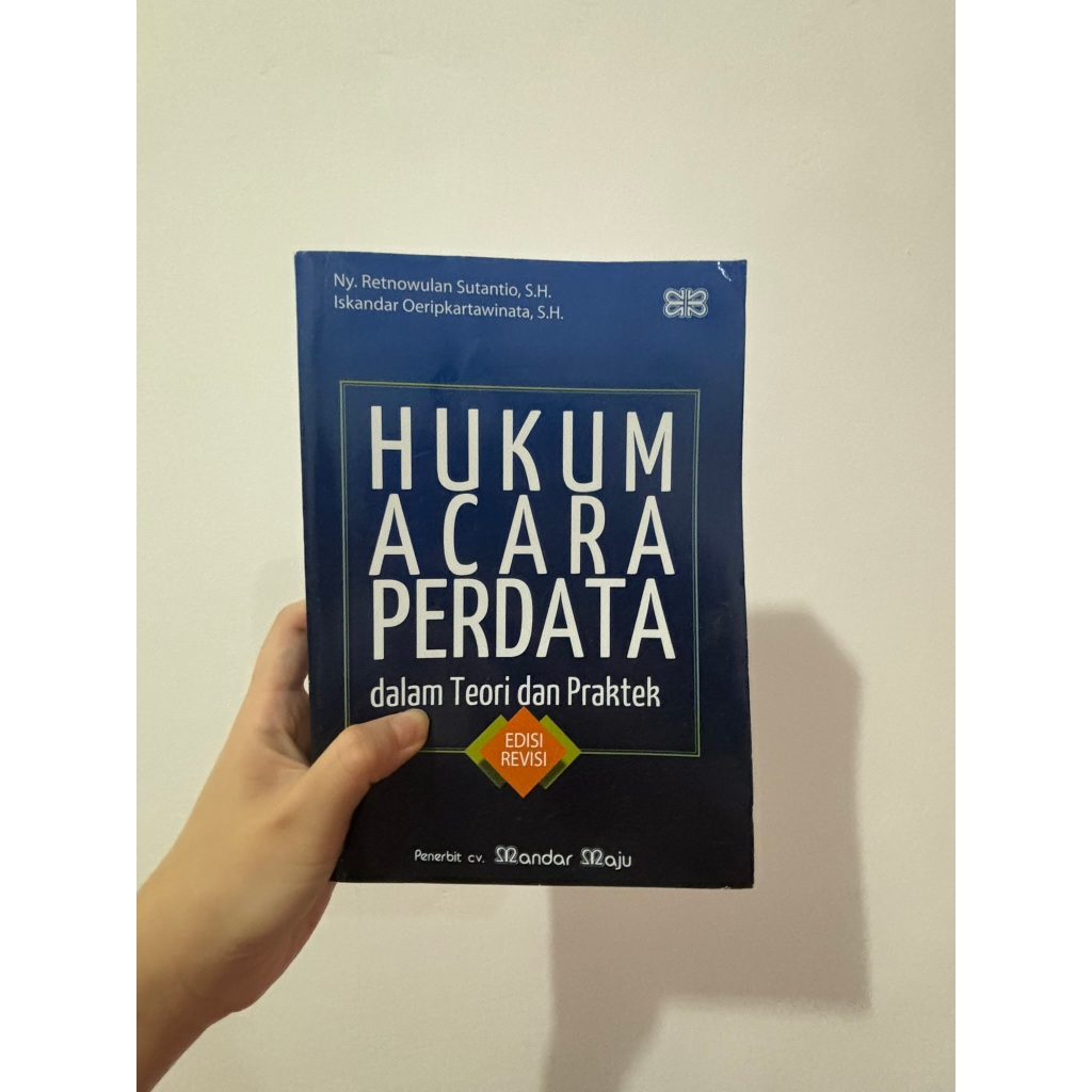 Jual Buku Hukum Acara Perdata Dalam Teori Dan Praktek Edisi Revisi ...