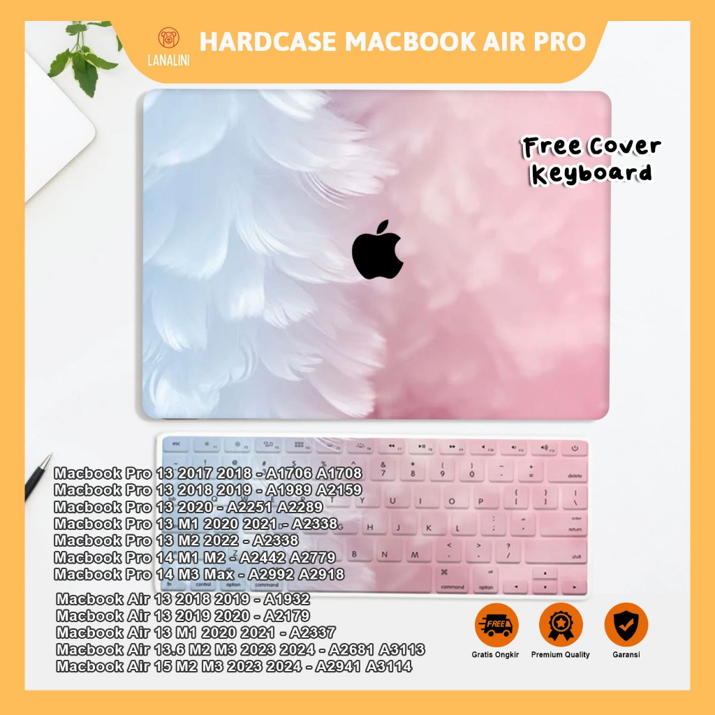 Jual Gradient Case Macbook with Cover Keyboard Hardcase Casing Mac Book ...