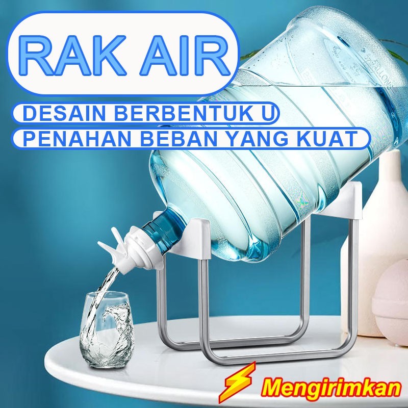Jual [ RAK GALON NEW MODEL ] Rak Air Minum + Kran / RAK GALON AIR ...