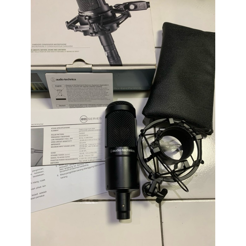 Jual Mic Condenser Audio Technica AT2035 | Shopee Indonesia