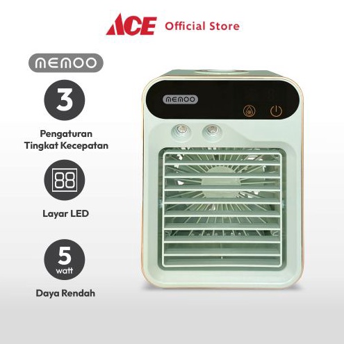 Jual KODE C62D Ace Memoo 2 Ml Air Cooler Mini Ice Conditioner Pendingin ...