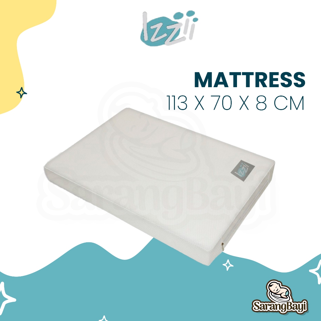 Jual Izzii Baby Mattress Latex Size 113 x 70 x 8 cm for Babyelle ...