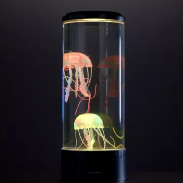 Lampu Tidur RGB Ubur Portable Aesthetic Jellyfish Night Light Table Lamp