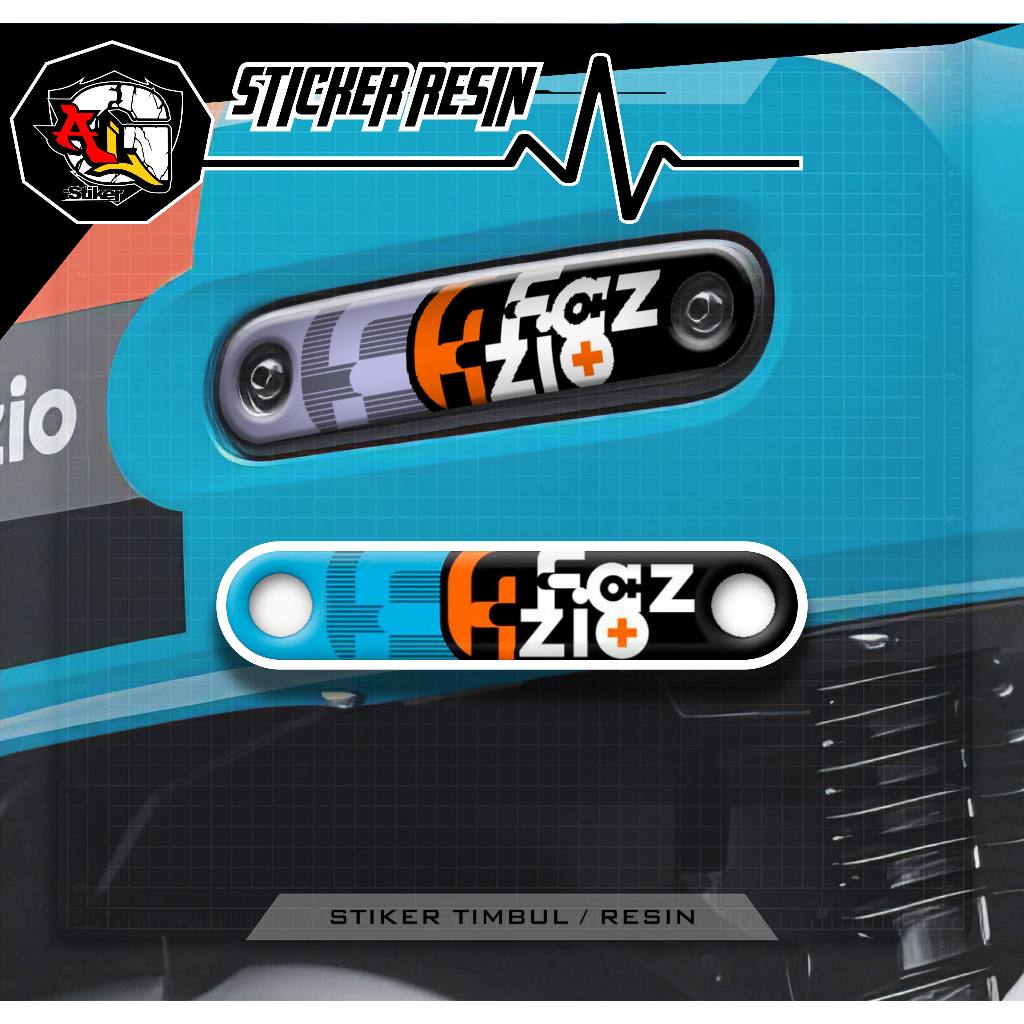 Jual STICKER TIMBUL RESIN/EMLEM PANEL FAZZIO/PANEL.2/STIKER PANEL ...