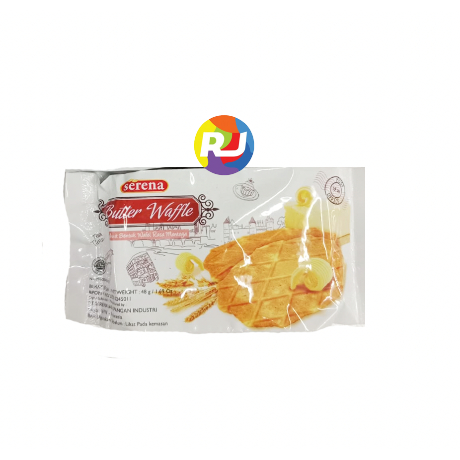 Jual Snack Biskuit Serena Butter Waffle Rasa Mentega 48gr | Shopee ...
