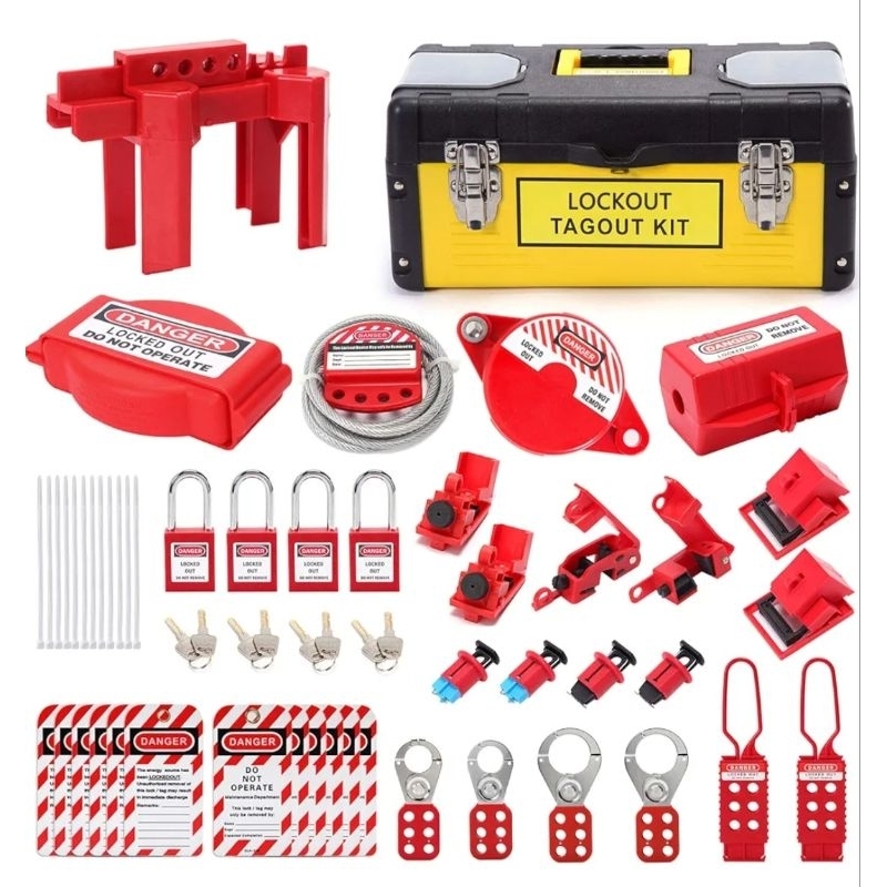 Jual OMGTMD Lockout Tagout Kit Circuit Breaker Lockout Device,Ball ...