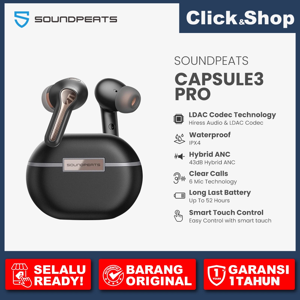 新品未開封】Soundpeats Capsule3 Pro+ 【公式通販】