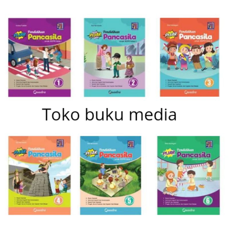 Jual Pijar Pendidikan Pancasila Kelas 1 2 3 4 5 6 Sd Penerbit Quadra