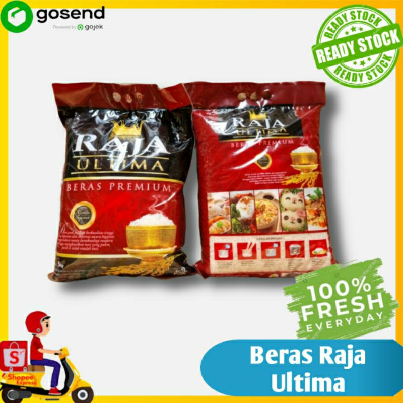 Jual Beras Raja Ultima 5 kg - Sayur Segar - Tukang sayur Palembang ...