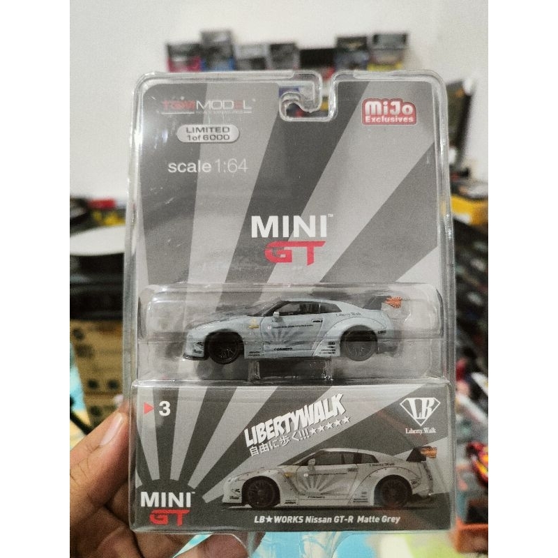 Jual Mini GT 03 LB Works Nissan GTR Matte Grey LHD | Shopee Indonesia