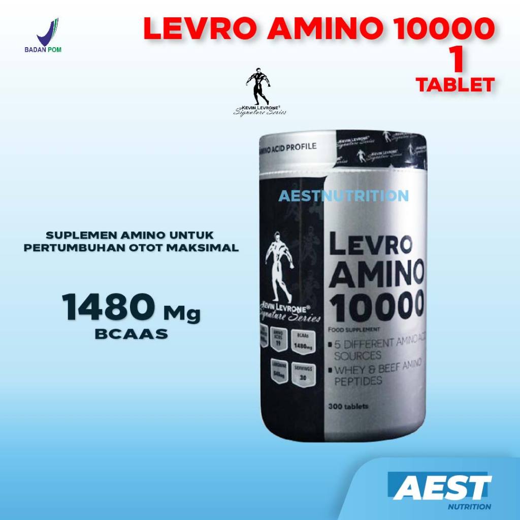Jual Kevin Levrone Levro Amino 10000 Ecer 1 Tablets | Shopee Indonesia