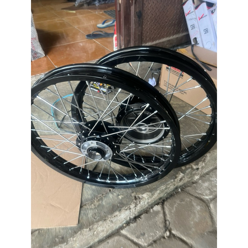 Jual velg rx king hitam glosy 160x185 jari jari tdr | Shopee Indonesia