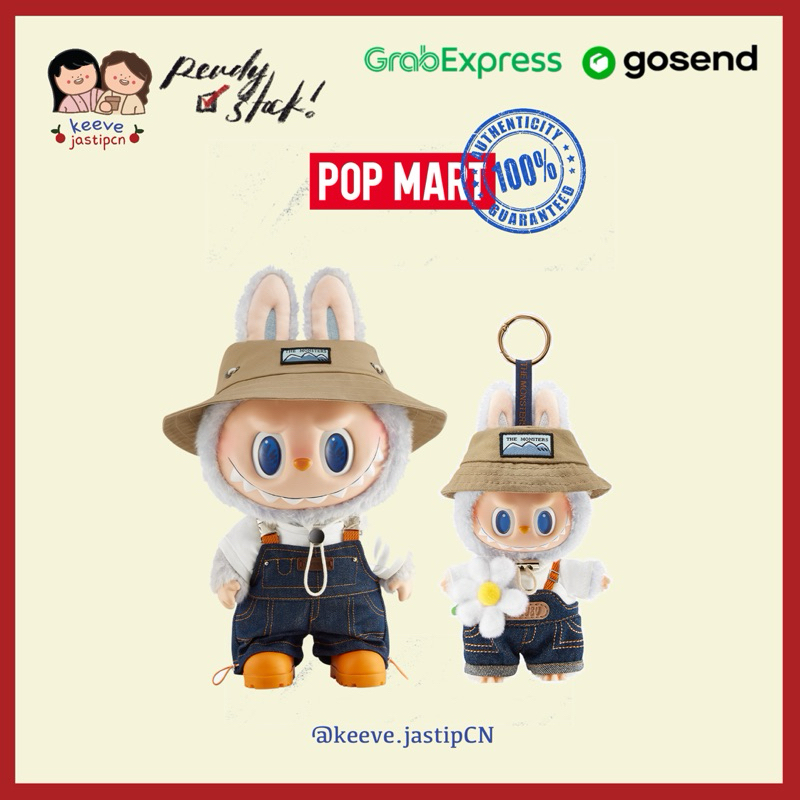 Jual Popmart The Monsters Labubu Fall In Wild Series Vinyl Plush Doll ...
