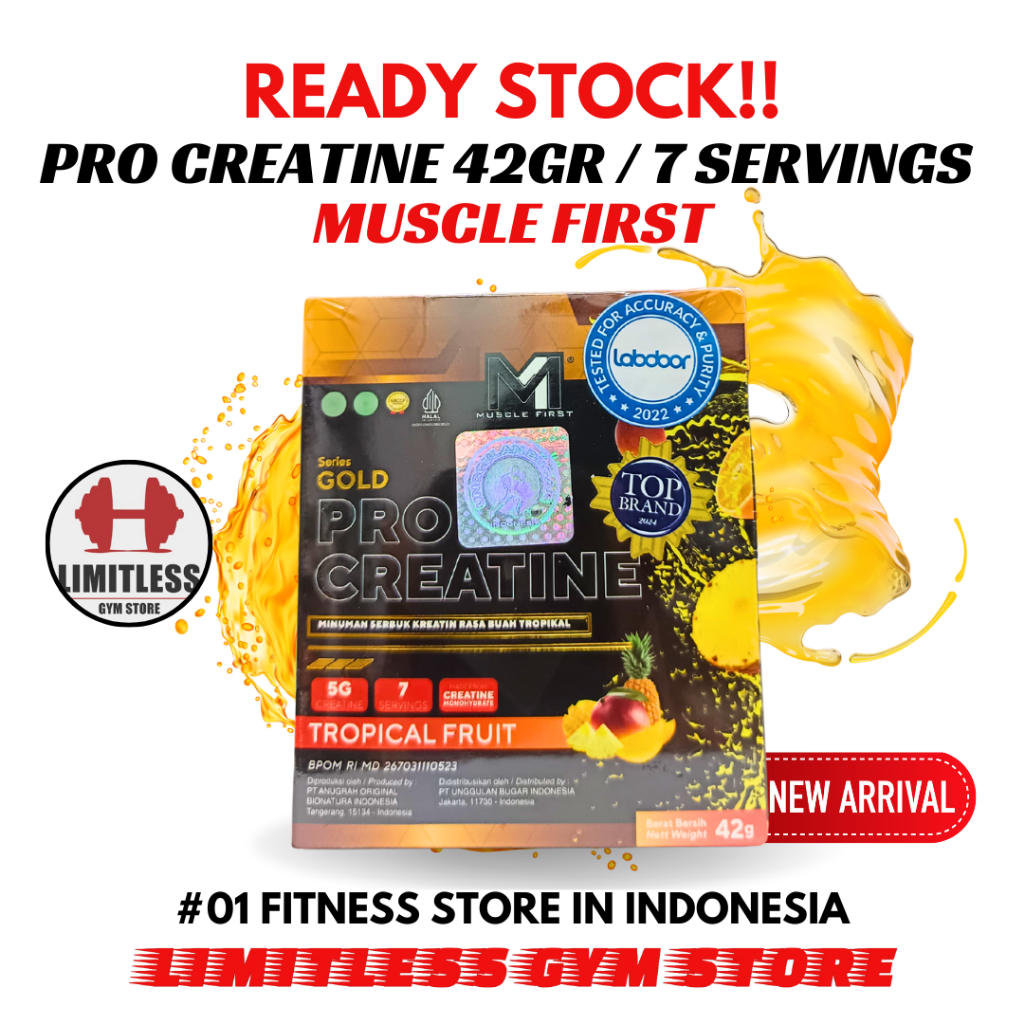 Jual M1 PRO CREATINE BOX - 7 SACHET SERVING Muscle First Kreatin ...