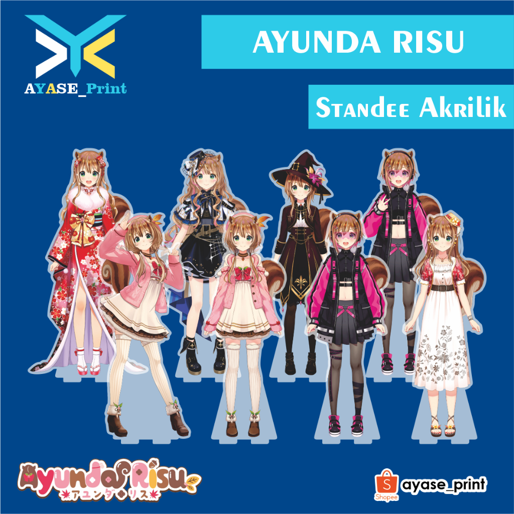 Jual AYUNDA RISU HOLOLIVE ID STANDEE AKRILIK | Shopee Indonesia