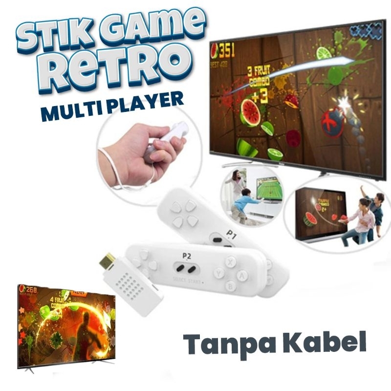 Jual DATA FROG Game Retro Klasik 4K dengan Pengontrol Nirkabel 2.4G ...