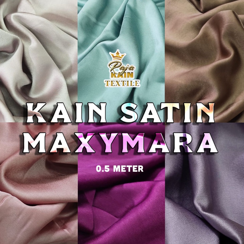 Jual Baru Populer Kain SATIN MAXYMARA Super Silk bahan MAXY MARA 1 ...