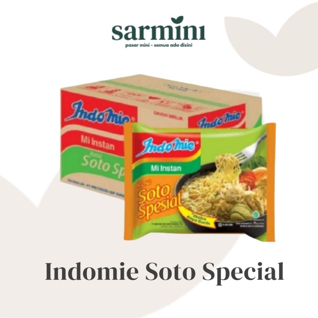 Jual Indomie Rasa Soto Special 1 Dus Isi 40 Pcs/Mie Instan | Shopee ...