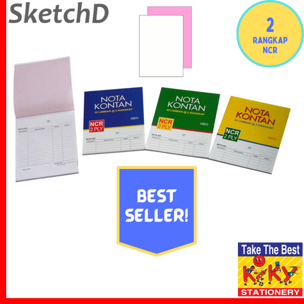 Jual Buku Nota kontan Rangkap 2 ply kecil Kiky | Shopee Indonesia