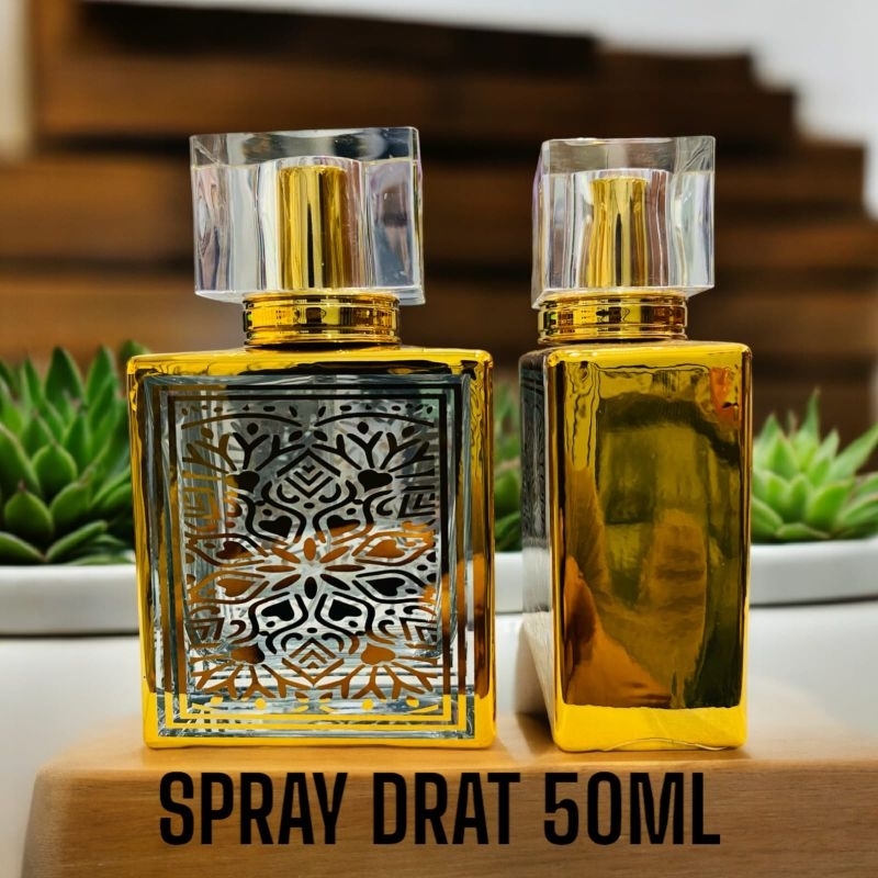 Jual BOTOL MEWAH GOLD LIMITED EDITION ukuran 50ml | Shopee Indonesia