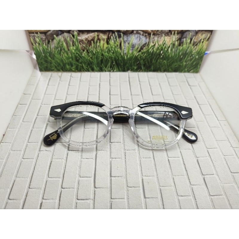 Jual frame kacamata minus moscot lentosh two tone kacamata jadul
