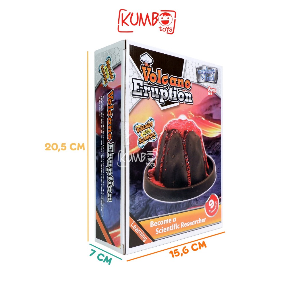 Jual Mainan Edukasi Volcano Eruption Sains Eksperimen Letusan Gunung ...