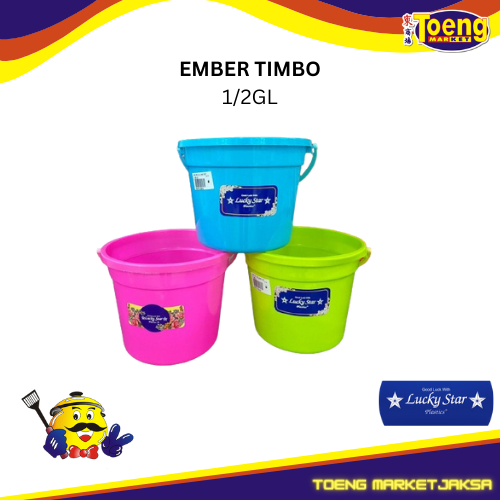 Jual EMBER TIMBO 1/2GL GAGANG PLASTIK 3200 LKS | Shopee Indonesia