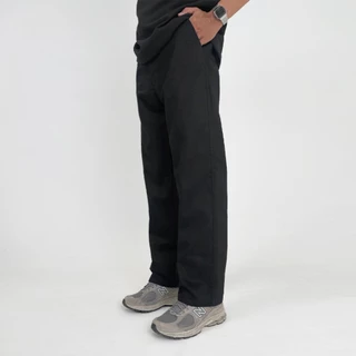 Fairgoods Celana Chinos Panjang Pria Reguler Fit - Black